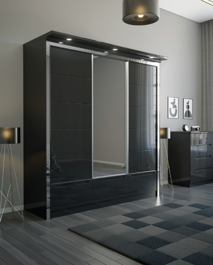 W01 Wardrobe with LED