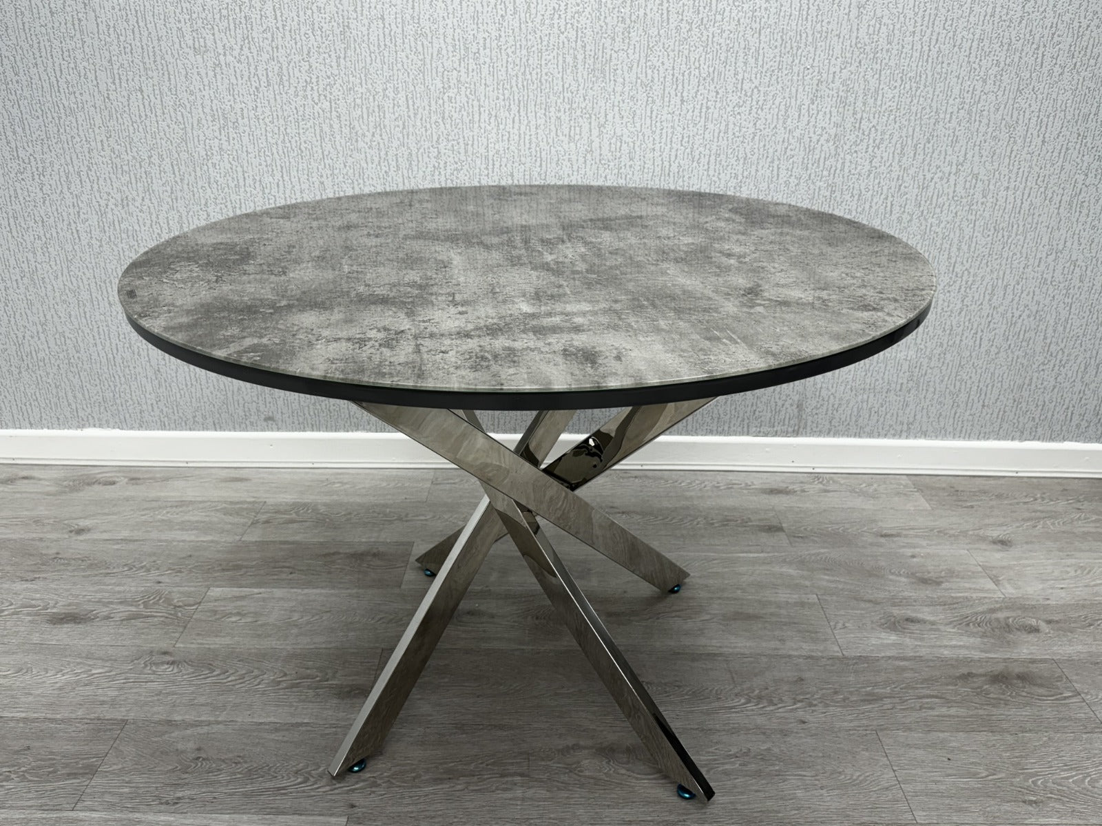 glass Round Dining Set