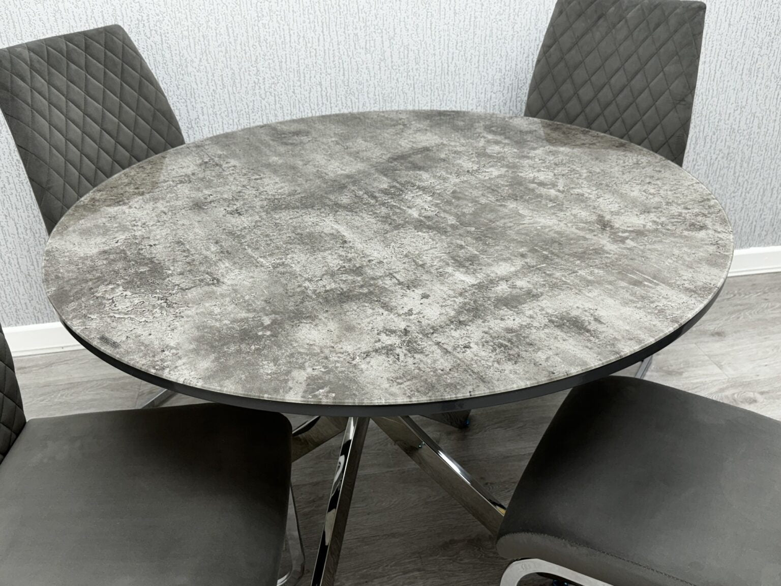 glass Round Dining Set