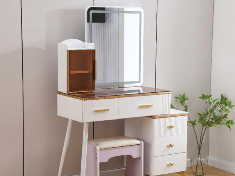 White Gold Dressing Table