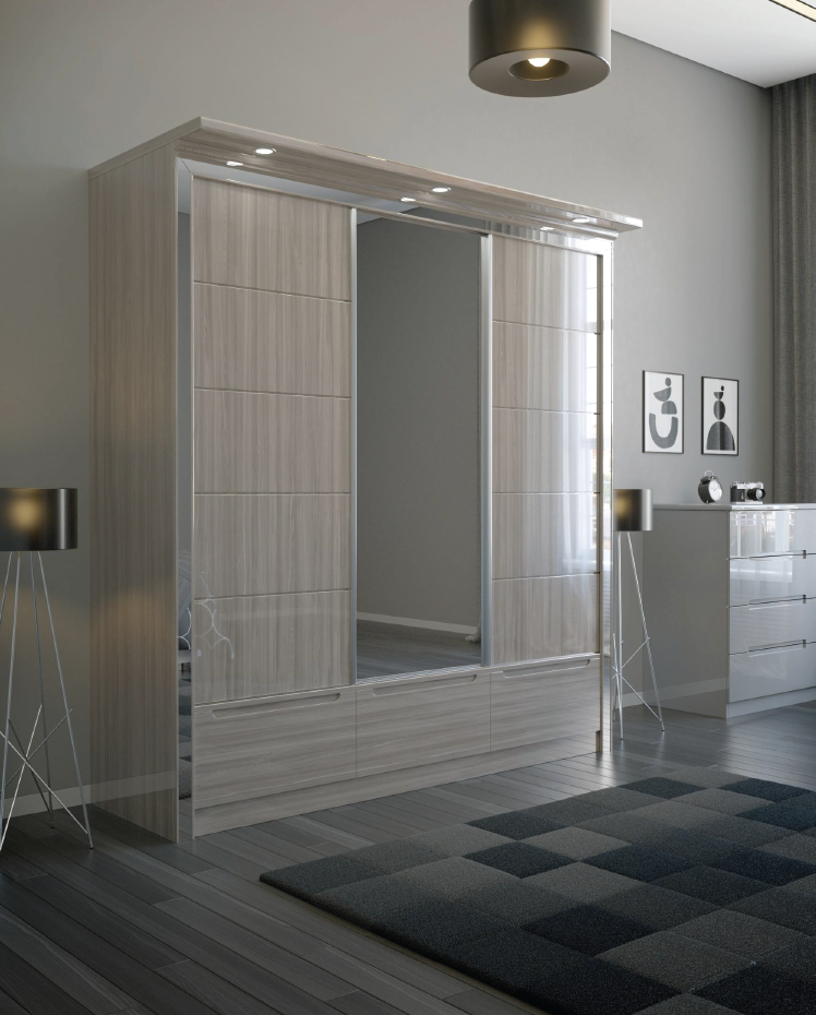 W01 Wardrobe with LED
